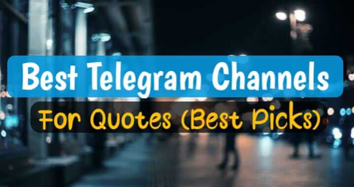 85+ Best Quotes Telegram Group Link (Oct 2023)