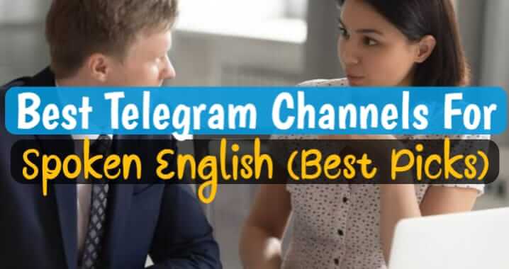 85+ Best Spoken English Telegram Channel & Group Link