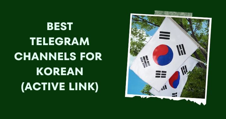 99+ Best Korean Telegram Group Link (Oct 2023)