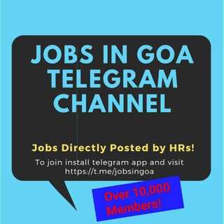 Jobs in Goa - Jobs Directly Posted by HRs - Real Telegram