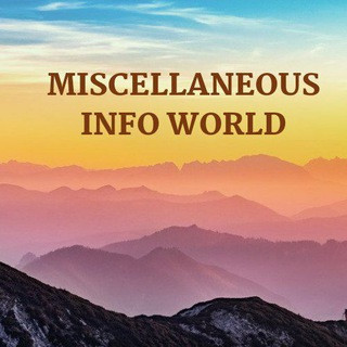 Miscellaneous Info World - Real Telegram